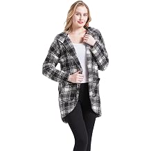 Plush One-Button Lounging Jacket with Hood and Patch pockets
