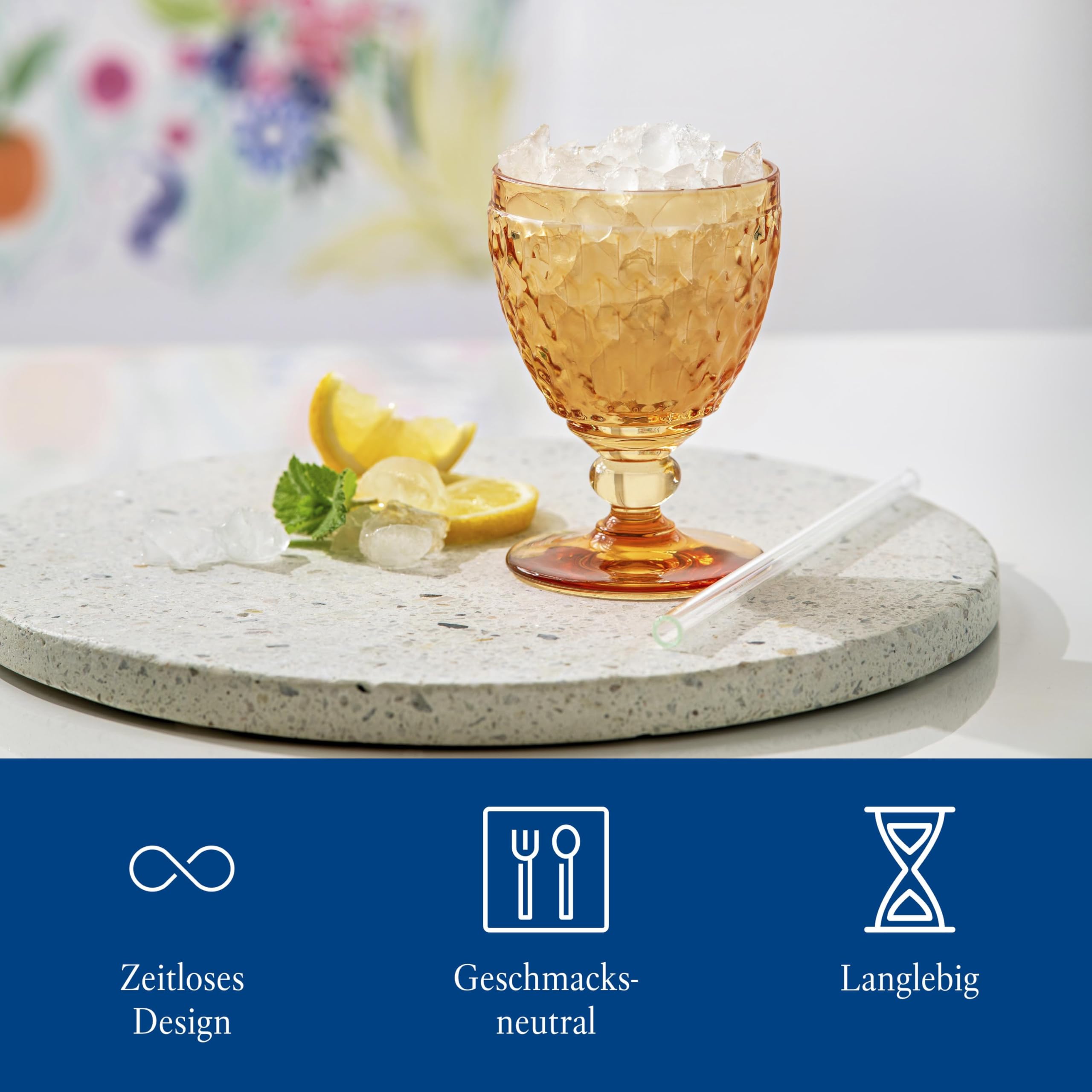 Villeroy & Boch -Purismo Bar, szklane słomki do picia małe, zestaw 4-częściowy, 15 cm, szkło kryształowe, 11-3786-7911, przezroczyste