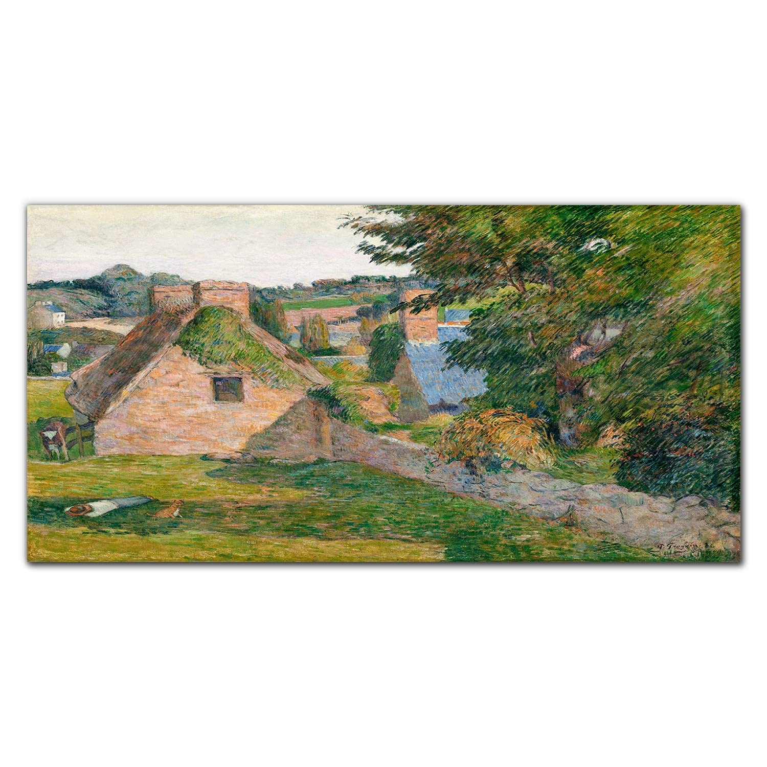 Crédence de cuisine en verre trempé 140x70cm motif nature - Coloray