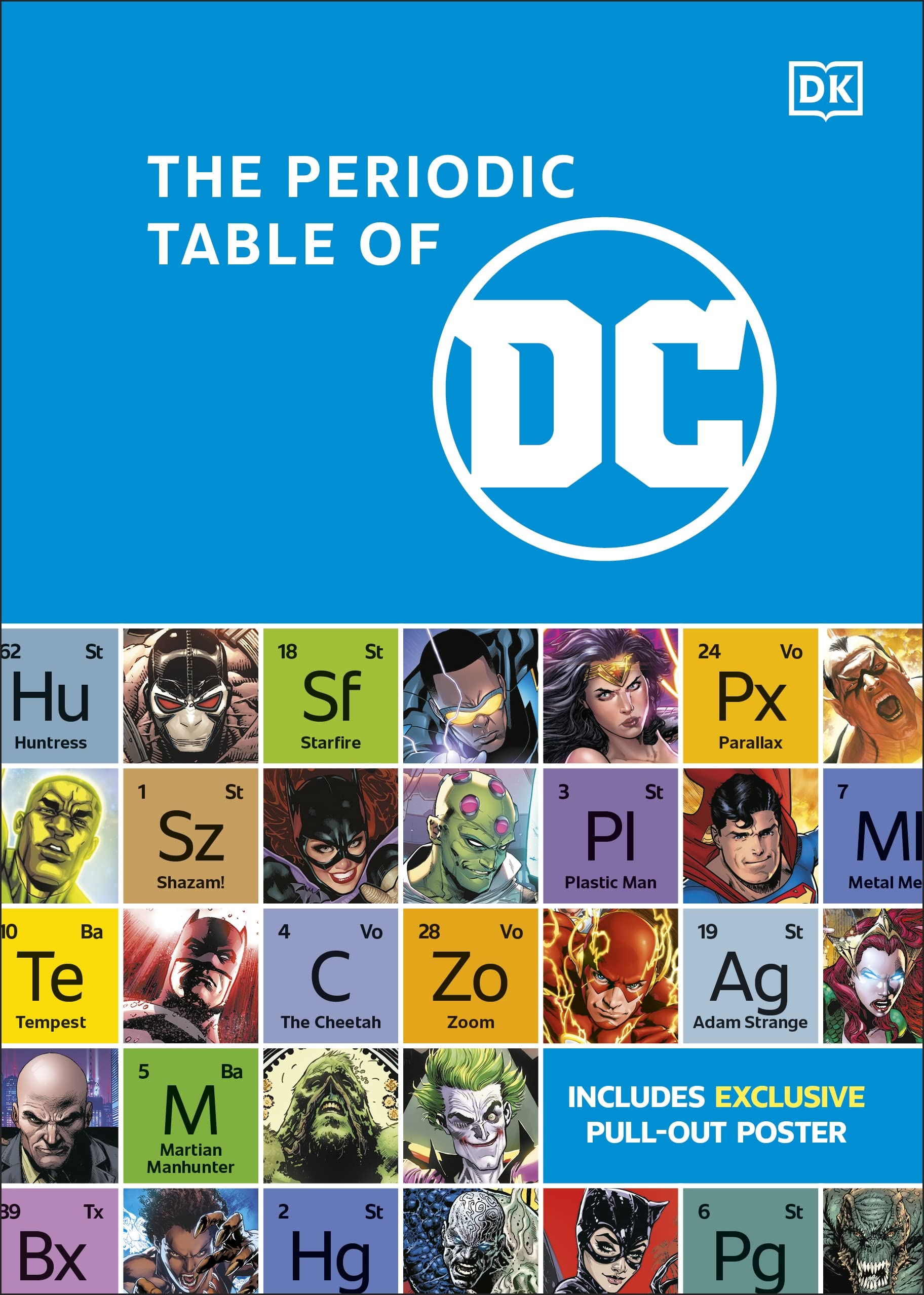 Periodic Table of DC by Melanie Scott (Hardback Book)