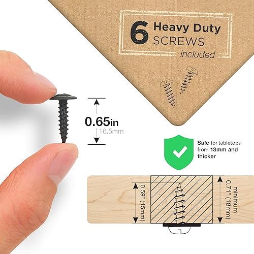 Miniatura 8 de Bandeja compacta para organizar cables debajo del escritorio, organizador de cables para gestión de cables, organizador de cables de escritorio