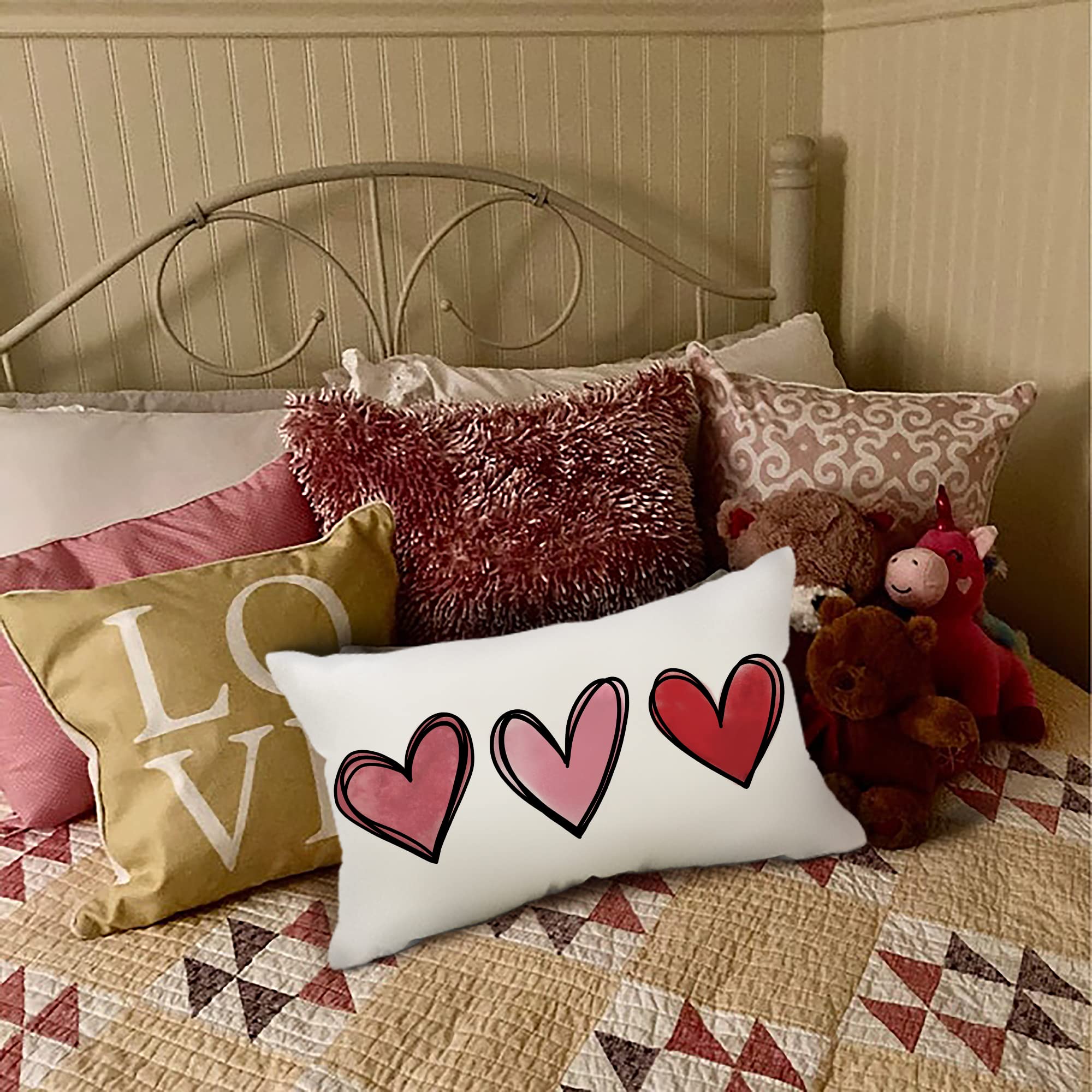 pottery barn valentines pillow