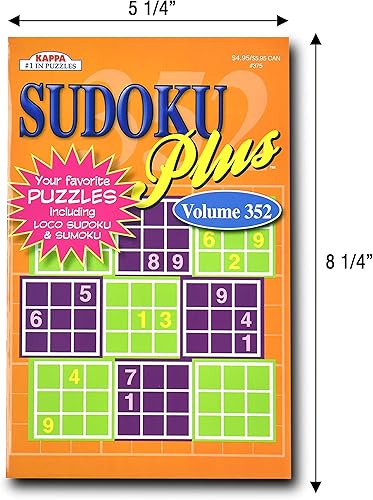 Miniatura 8 de VARIETY SAVINGS Paquete de 17 rompecabezas de Sudoku para adultos rompecabezas de búsqueda de palabras grande para adultos adultos mayores de edad
