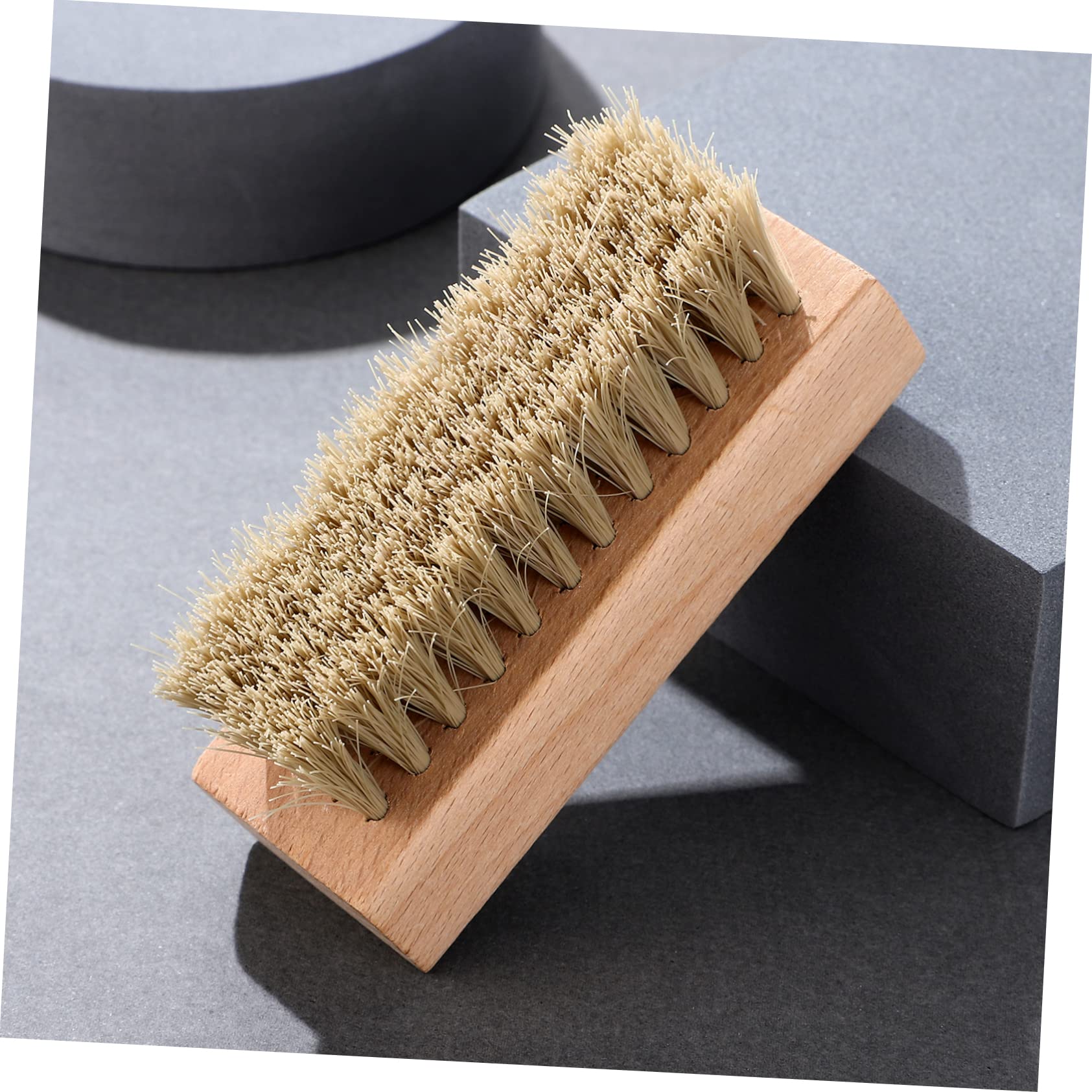 minkissy 10 Piezas Limpiadores de Zapatos de Cuero con Mango de Madera y Cerdas Premium para Limpieza y Pulido de para Casa y Tiendas de Calzado