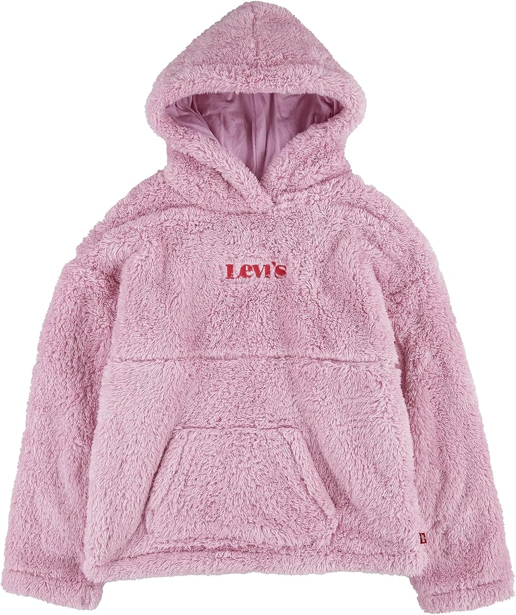 Levi's Sudadera con capucha Sherpa para niña