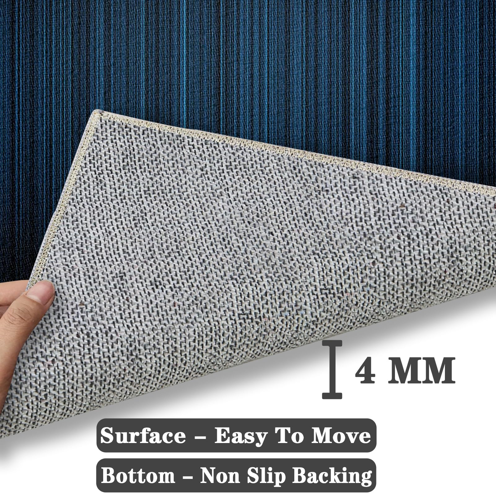 Tapis Gaming Sol pour Sols Durs, Tapis Chaise de Bureau Gaming Antidérapant Tapis de Sol Bureau, Tapis de Sol pour Bureau Plancher de Bois, Tapis de Protection en Carrelage 180 x 200 cm