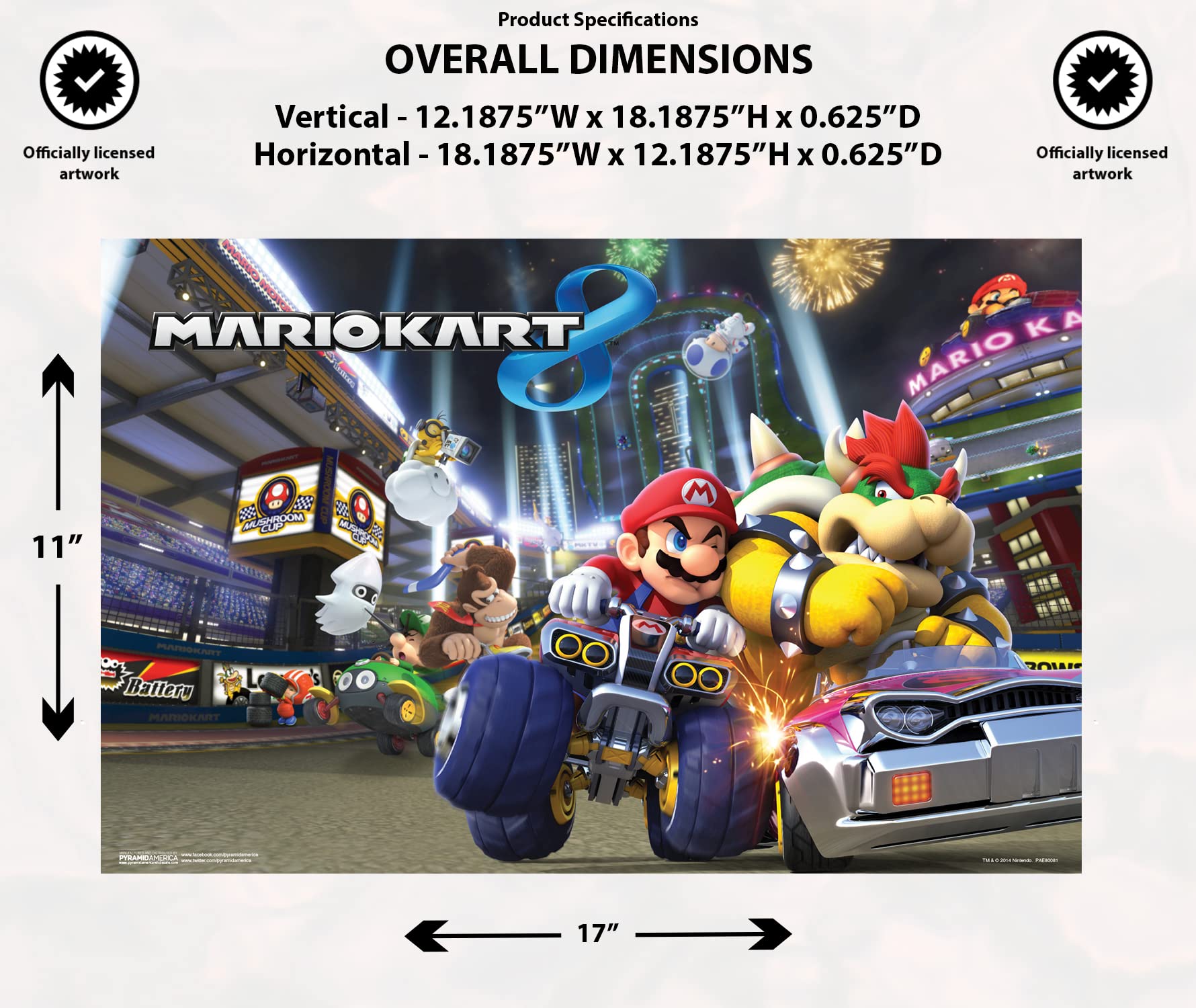 マリオカート DS & マリオブラザーズ B2サイズ 告知ポスター2枚セット Amazon.co.jp: ピラミッドアメリカ スーパーマリオポスター - スーパー