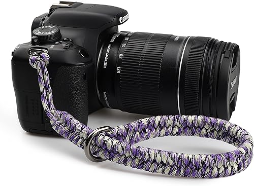 Miniatura 12 de SUNYA Correa de muñeca para cámara con paracord para fotógrafos, correa de mano compatible con cámaras réflex digital o sin espejo