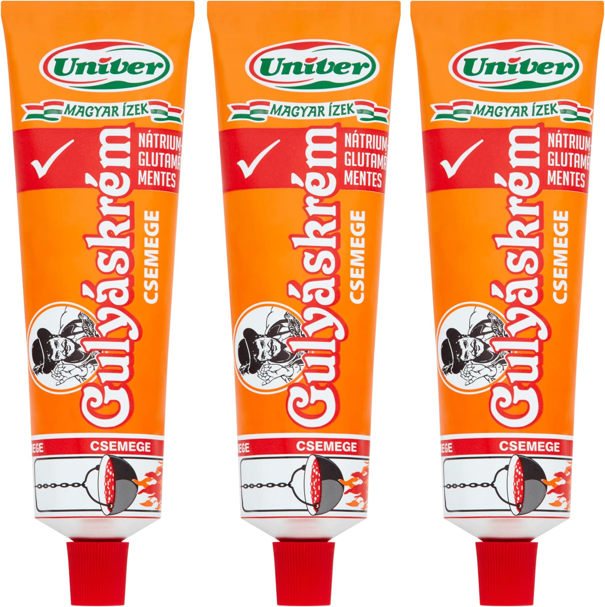 Univer Goulash Paste, Sweet (3x160g) Economy Pack, Traditional Hungarian Cooking Paste