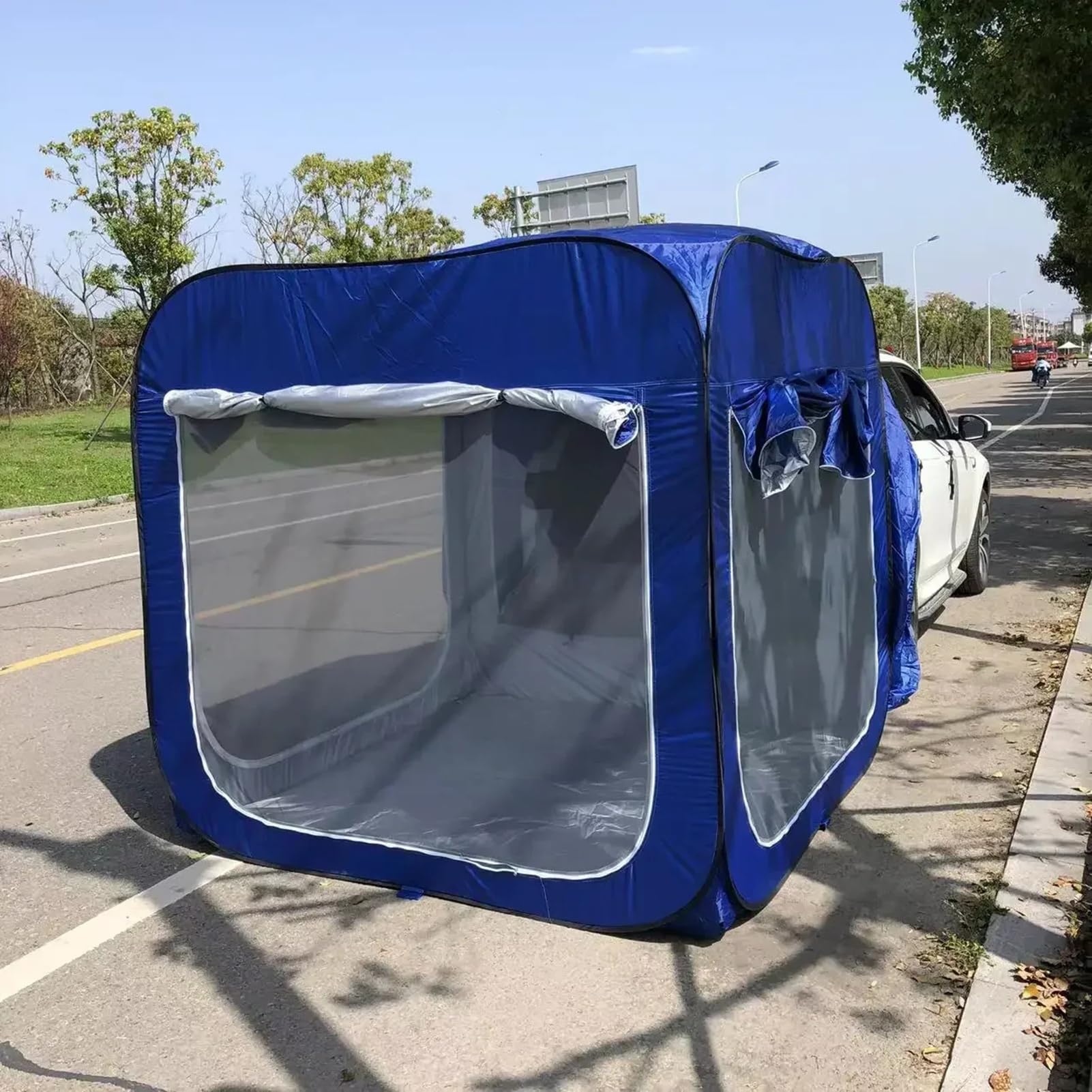 Tienda de campaña SUV, Tienda de Campaña para Coche, Carpa para Coche 5-8 Personas, 200x200cm, Carpa para Auto Apto para Cualquier Tipo de Coche, Fácil configuración