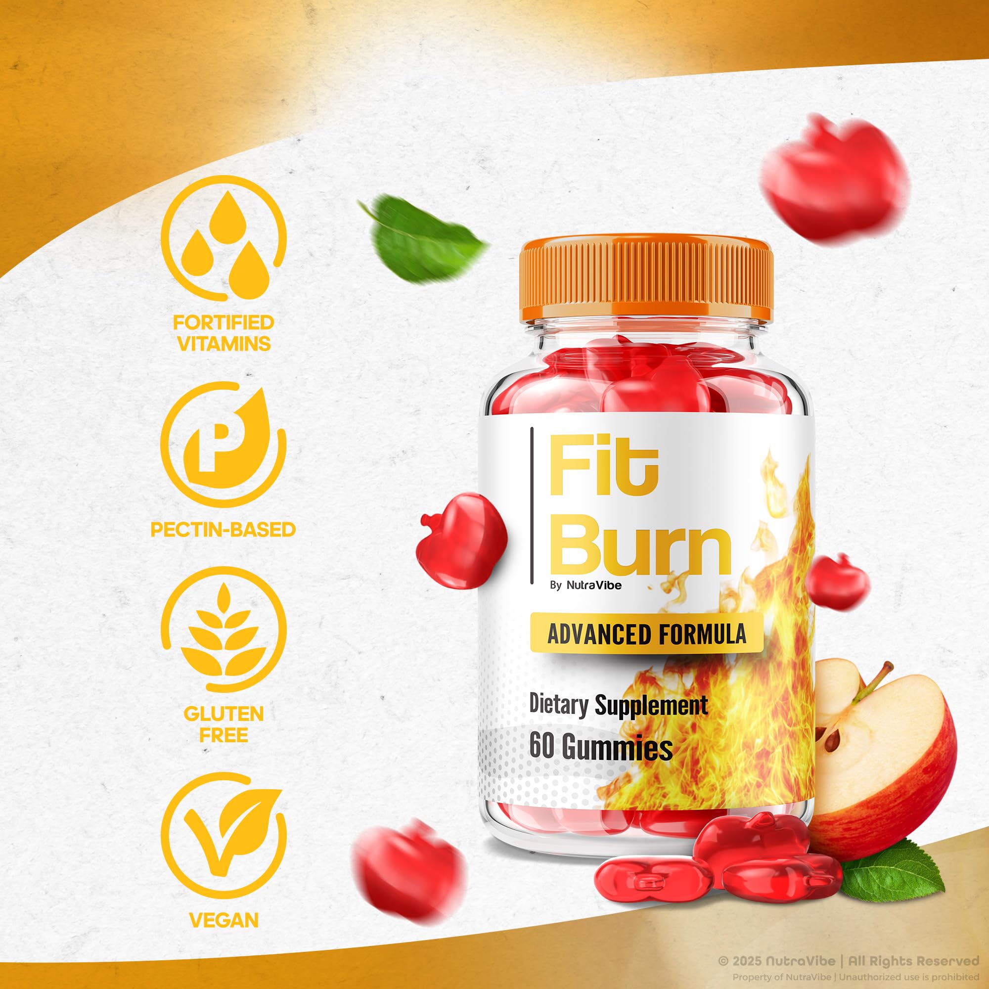 Amazon.com: (3 Pack) Fit Burn Gummies – Keto ACV Daily Formula