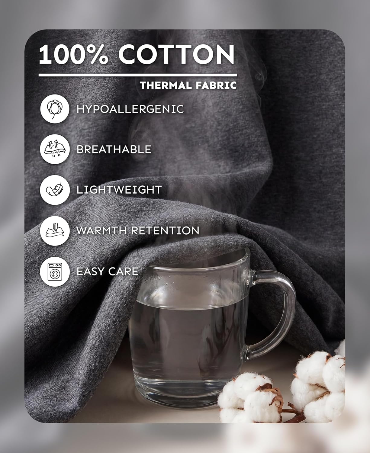 Andrew Scott Boys Long Underwear | 100% Cotton Flat Knit | Thermal Long Johns | Multi Packs