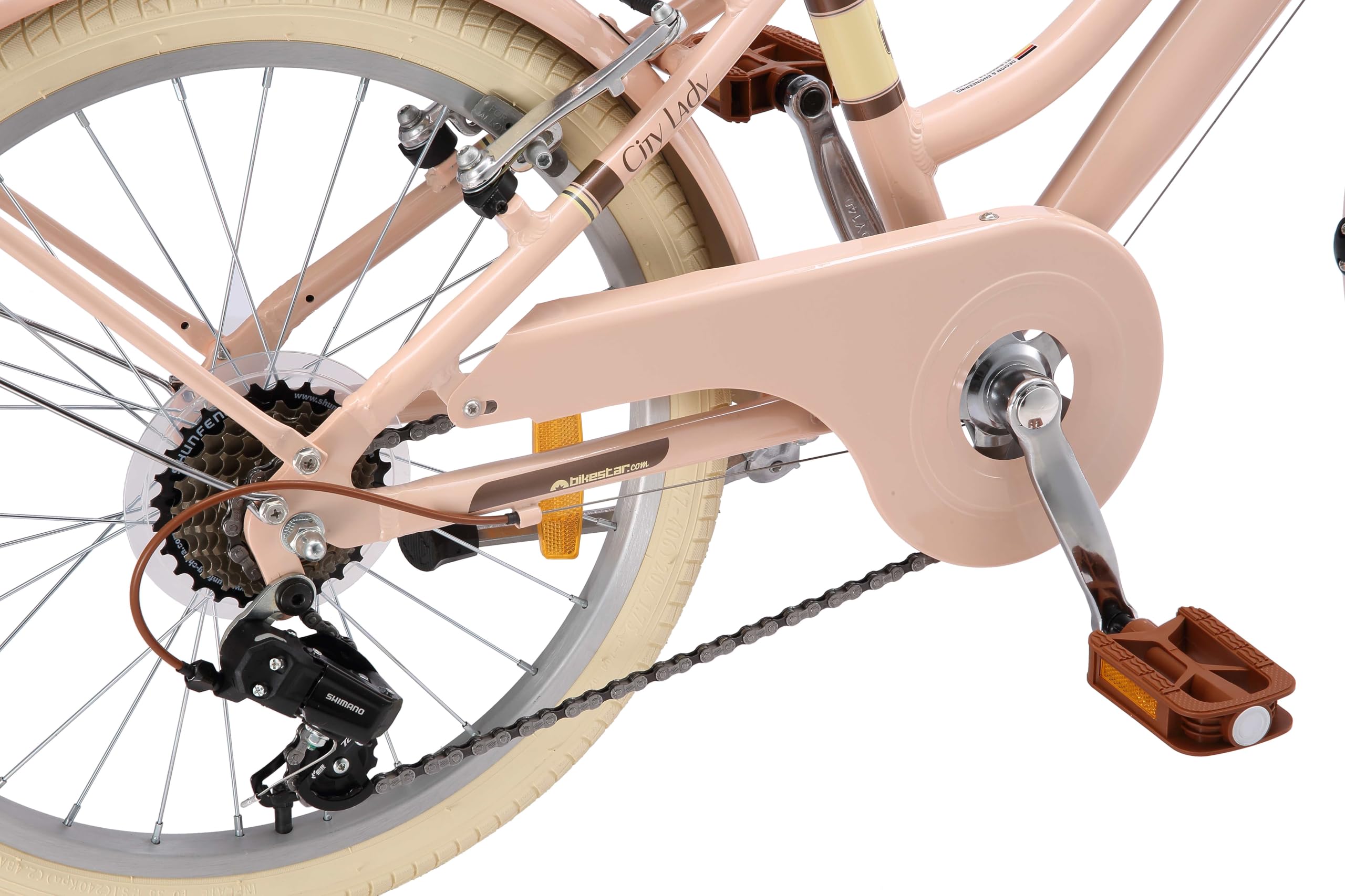 BIKESTAR Bicicletta per bambini in alluminio 20 pollici 7 velocità