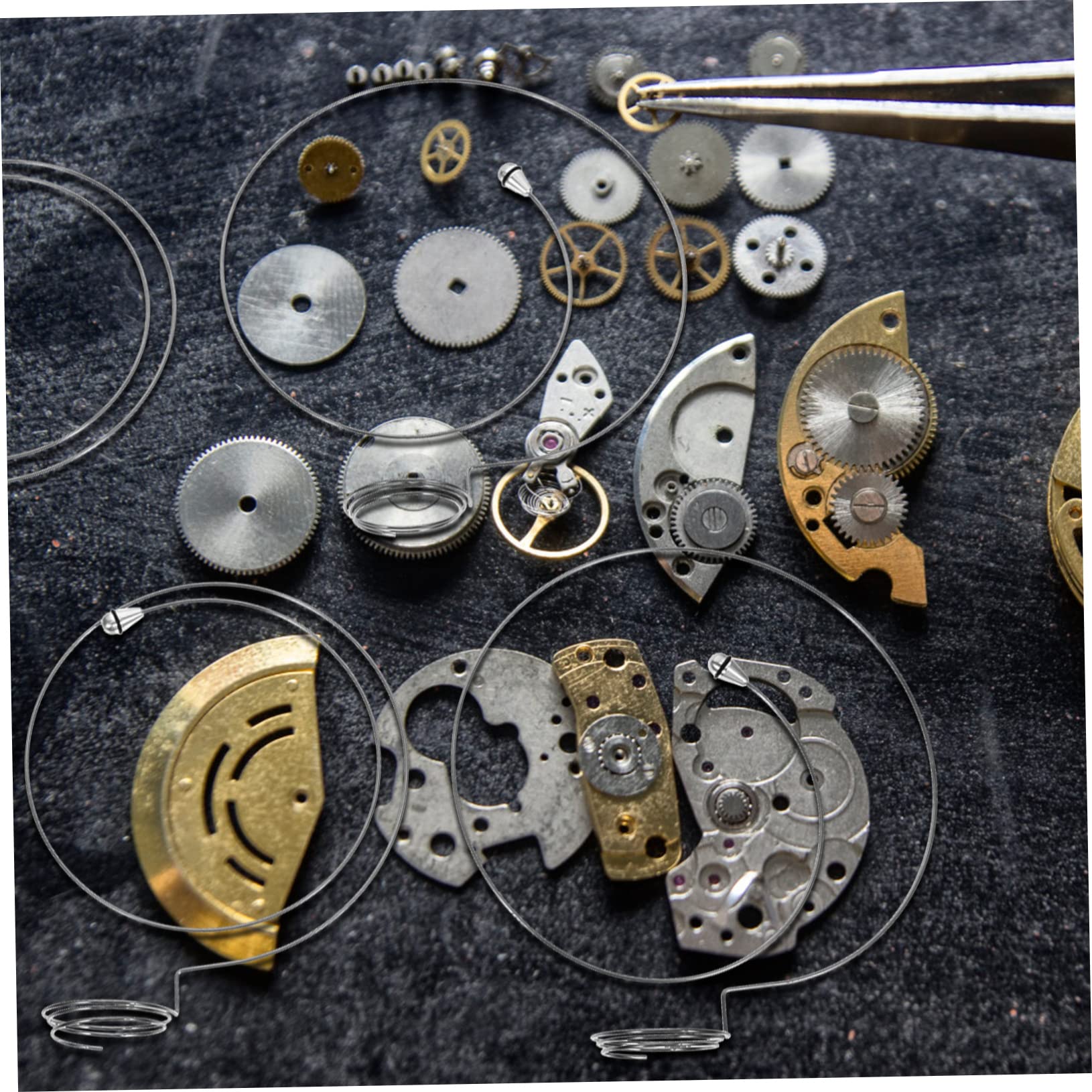 20piezas Soporte Ajustable Para Lupa De Relojero Kit Para Reparación De Relojes Accesorios De Trabajo De Alta Durabilidad Para Operaciones Finas y Almacenamiento Práctico