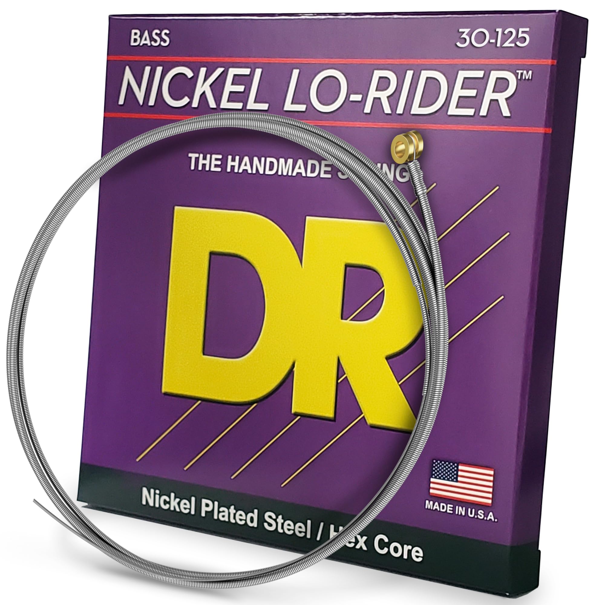 DR Strings Lo-Rider niklowany bas średni 6 strun