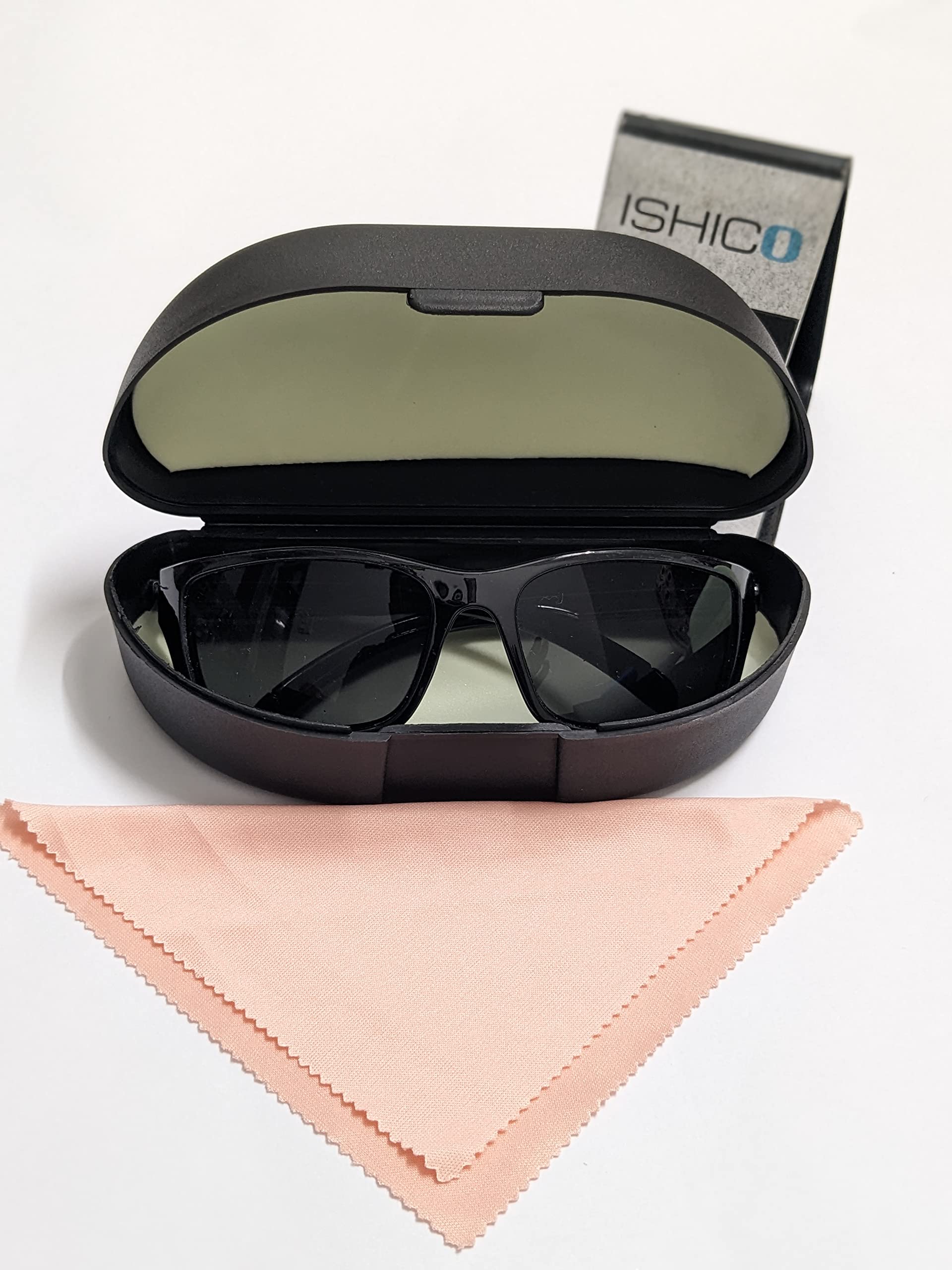 ISHICO ICOOL Quality Eye Protection Black Goggle with Black Sblock Case Best used after Cataract and Eye Post Surgery (B0BR2D5KVD) Amazon Price History, Amazon Price Tracker