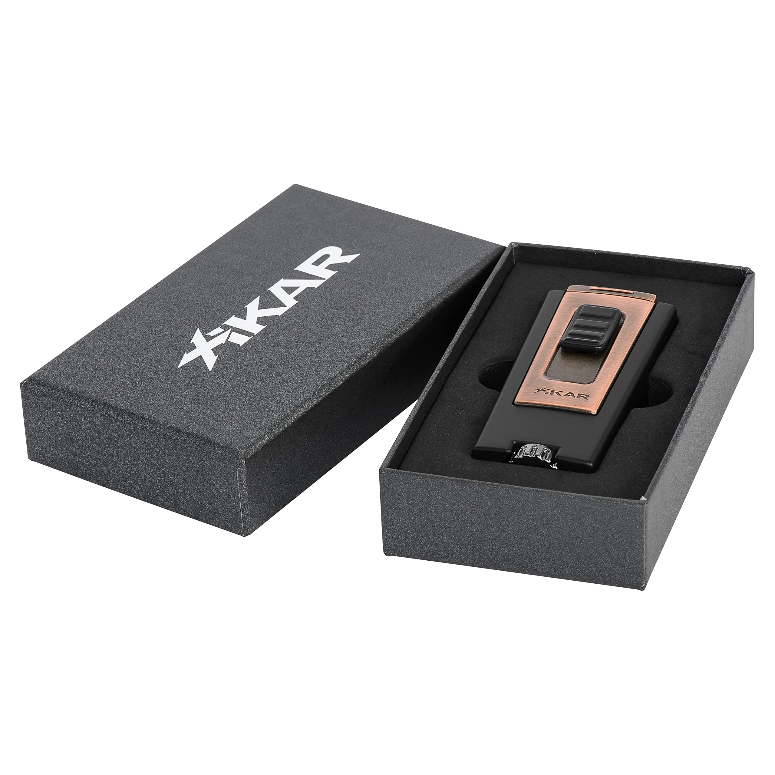 Xikar – Mechero de Trezo negro w/bronce