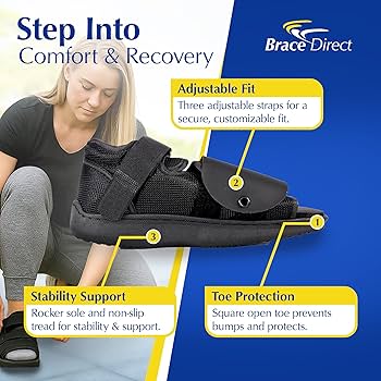 Amazon.com: Brace Align Deluxe Post Op Shoe - Adjustable