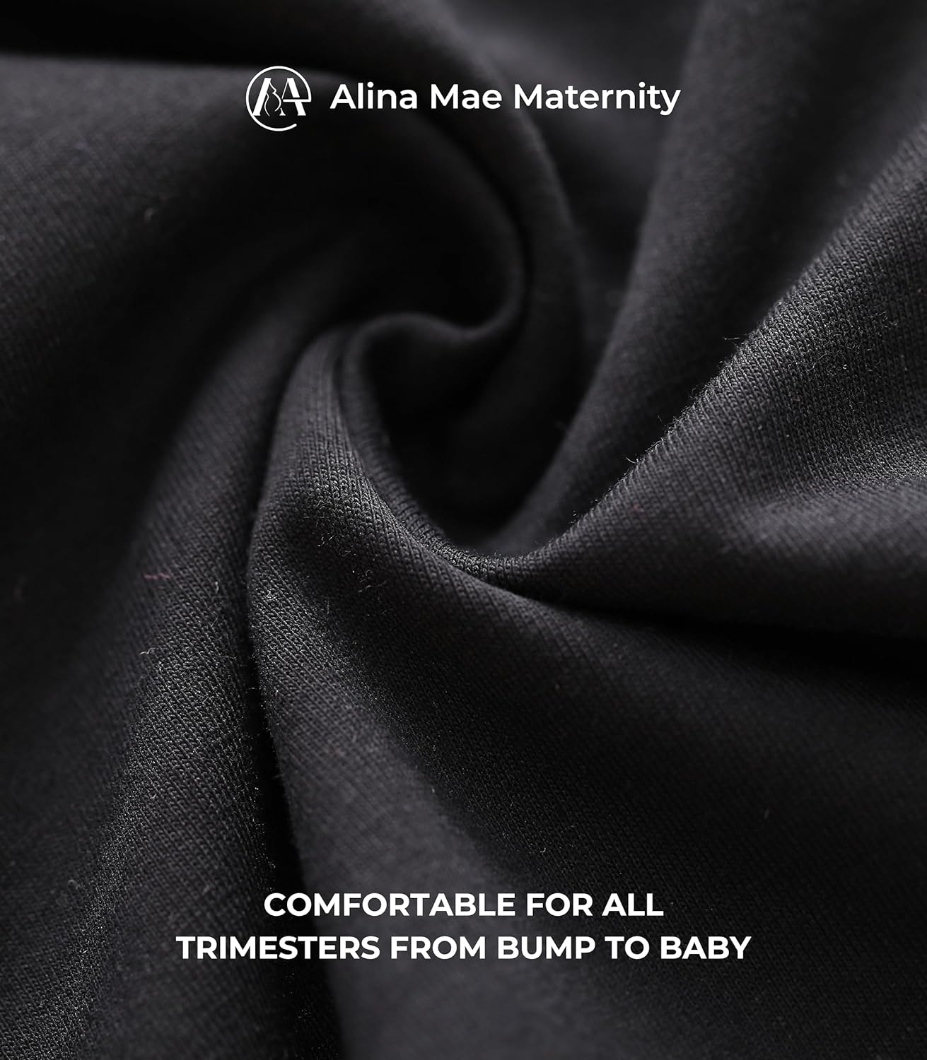 Alina Mae Maternity Pants Comfortable Stretch Over-Bump Women Pregnancy Casual Capris for Work - Image 8