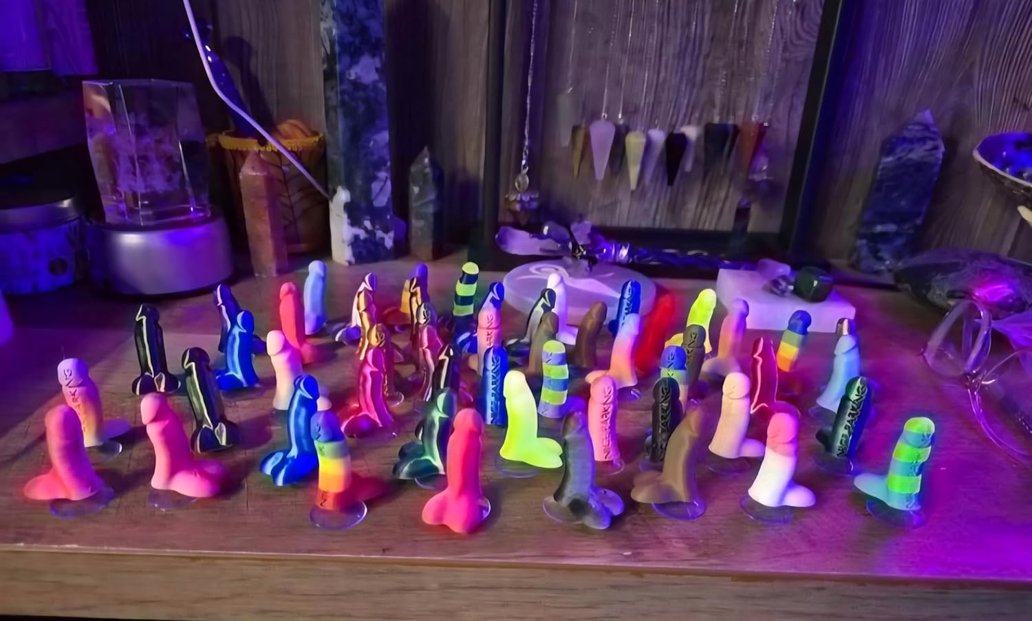 Nice Parking Engraved Mini Pranks with Suction Cups - Gag Prank Gift Car Accessory for Bad Parking - Random Colors (50 Pack)