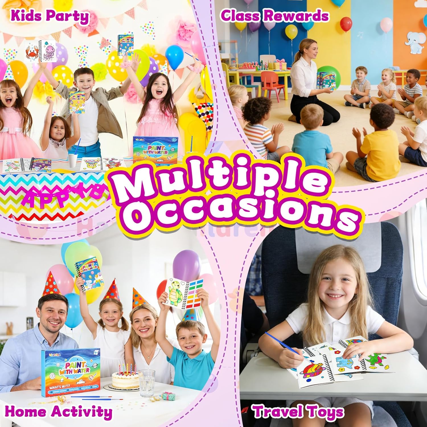 24 Pack Coloring Books Party Favors for Kids Ages 4-8 Brithday Party Favor Goodie Bags Stuffers for Kids Students Birthday Return Gifts Classroom Prizes Art Crafts