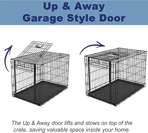 Vista 15 de Jaula de perro MidWest Homes for Pets, Puerta única, Negro