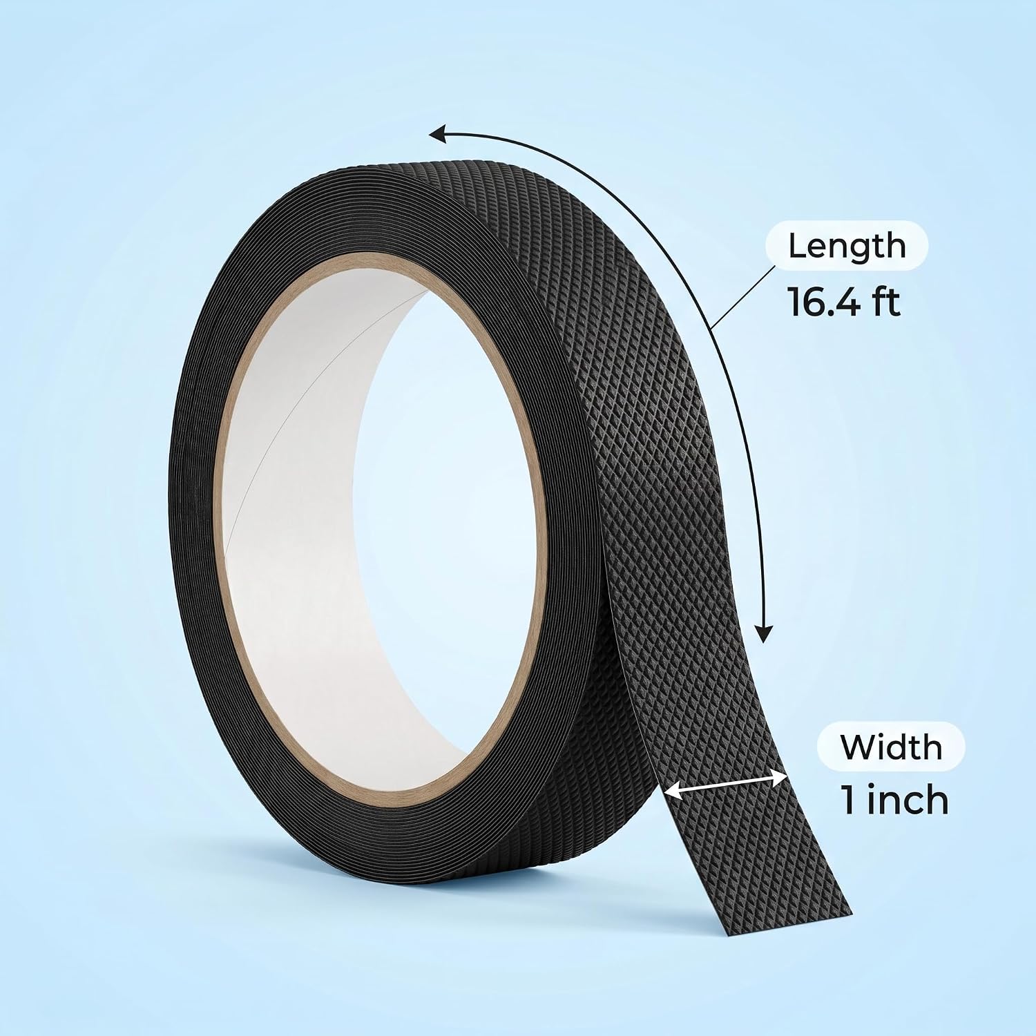 Rubber Grip Tape, Waterproof Anti Slip Tape with Strong Adhesive Back