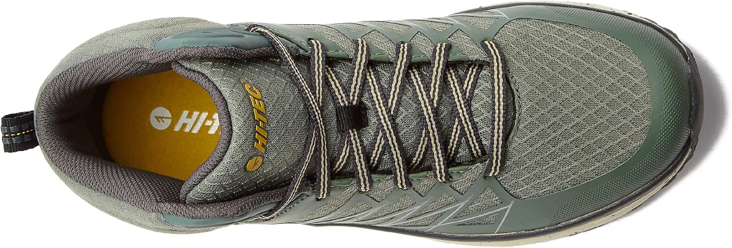  | HI-TEC Destroyer Mid Hiking Boots for Men, Lightweight Breathable Outdoor Backpacking or Trail Running Shoes | Hiking Boots