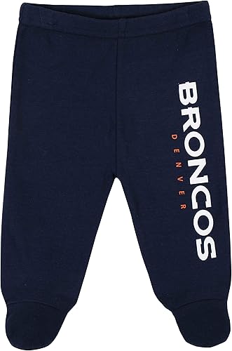 Miniatura 125 de Gerber Conjunto de regalo unisex de pantalón y body con pies de equipo de la NFL para bebé, Raiders