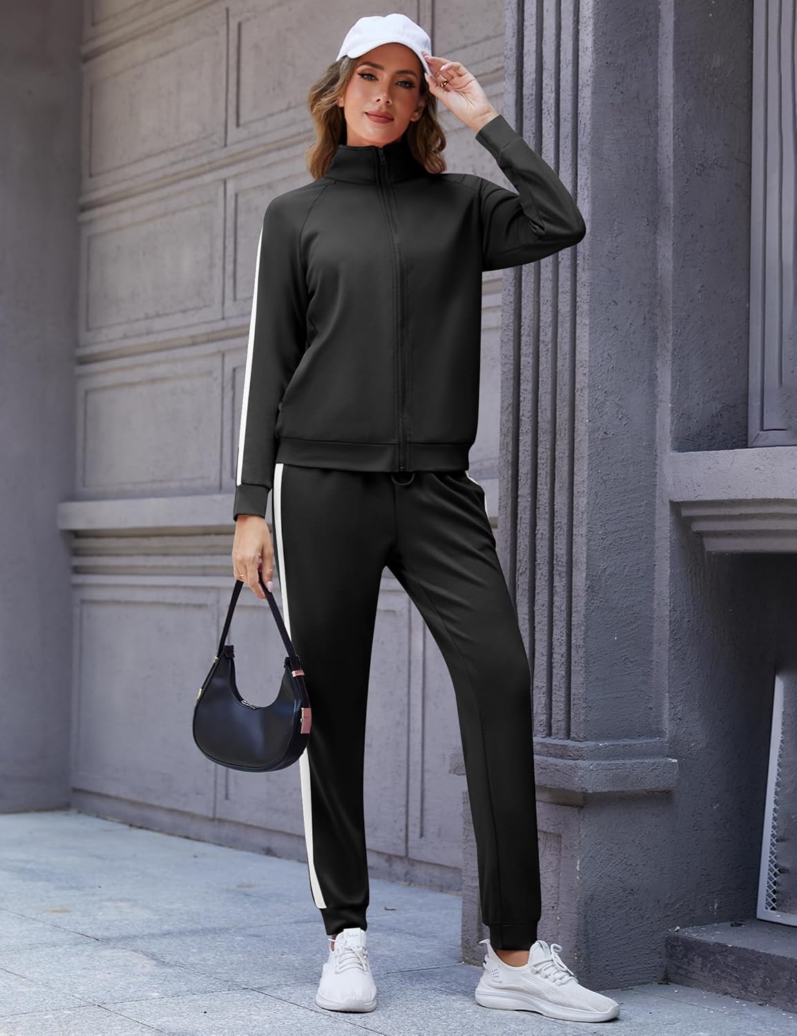 Marvmys Women Tracksuits Set Long Sleeve Full Zip Fall Sets 2 Piece Outfits Jogging Suit Sweatsuits with Pockets - Image 8