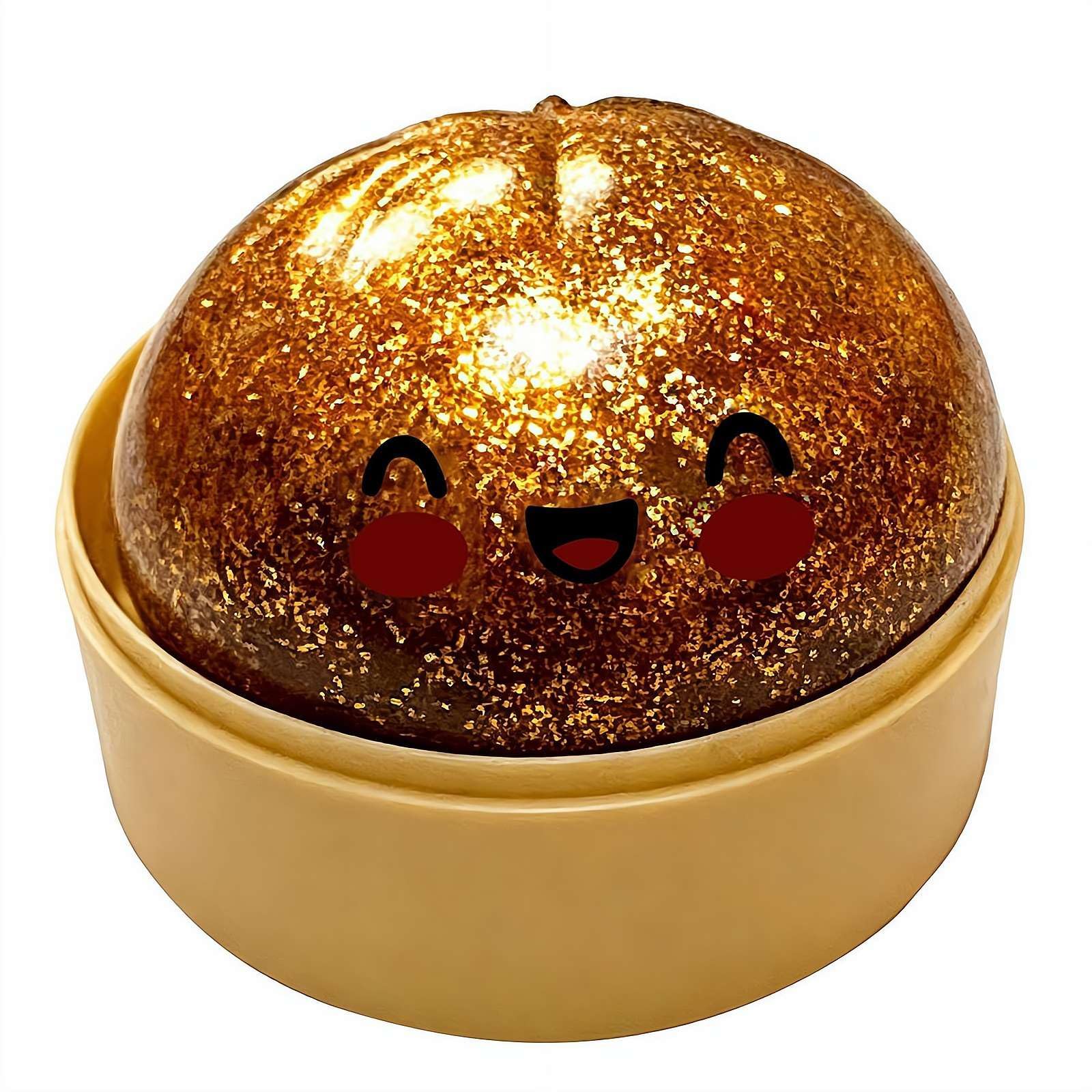 Glitter Dumpling, Mystery Dumpling Box with Colorful Dumplings Stress Balls, Soft Sensory Fidget Toy for Anxiety Relief, Cute Dumplings Decompression Dough for Adults Teens, Easter Basket Stuffers — image 1