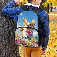 Vista 136 de American Flag Fire Galaxy Pattern Kids Backpack for Boys Girls Elementary Students Bookbag Middle School Bag Lightweight Children Travel Bag