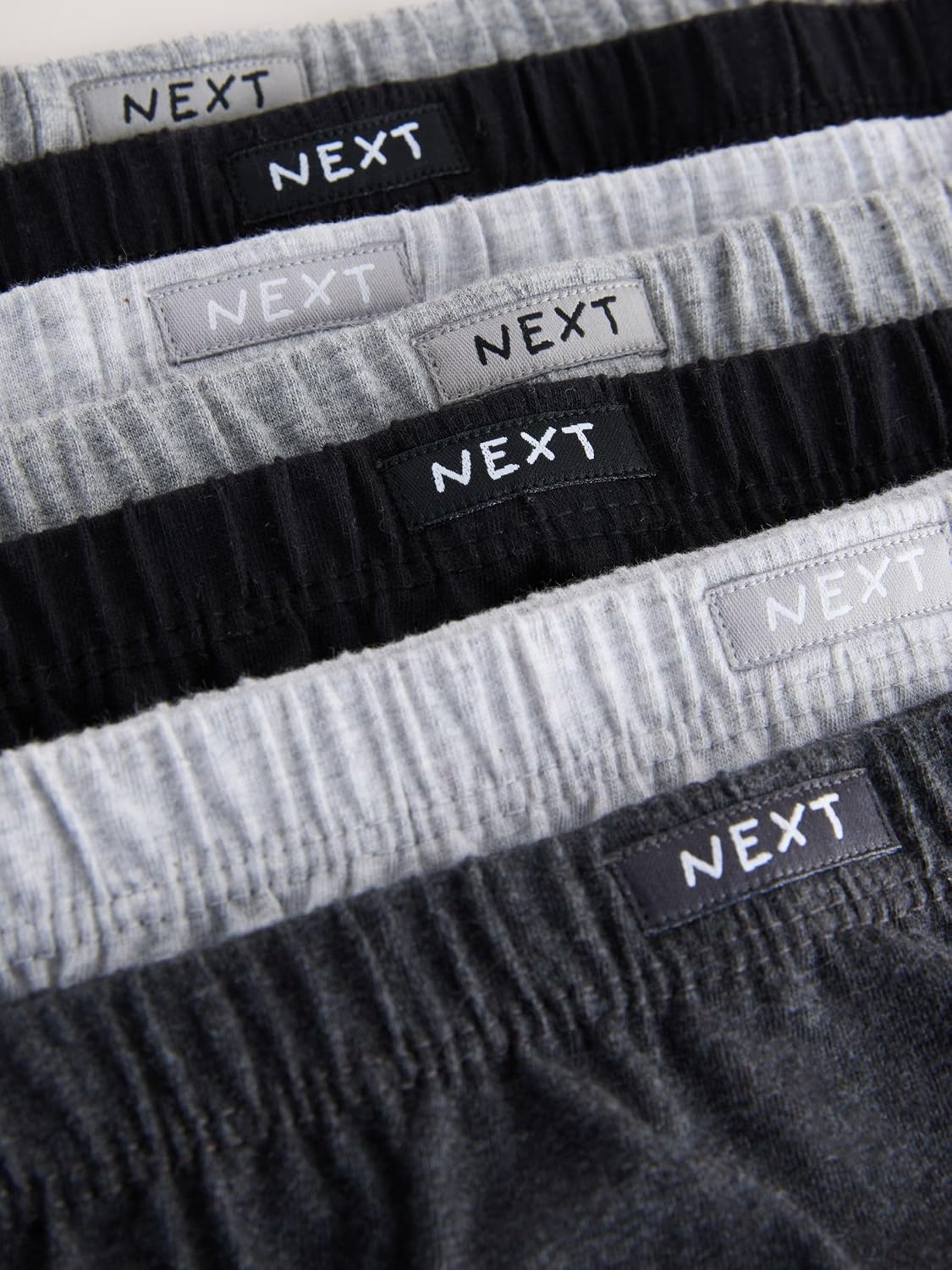 NEXT Boys Monochrome 100% Cotton Briefs 7 Pack 5-6Y Black | Soft everyday material, flexible and breathable construction, reliable classic shape for playtime