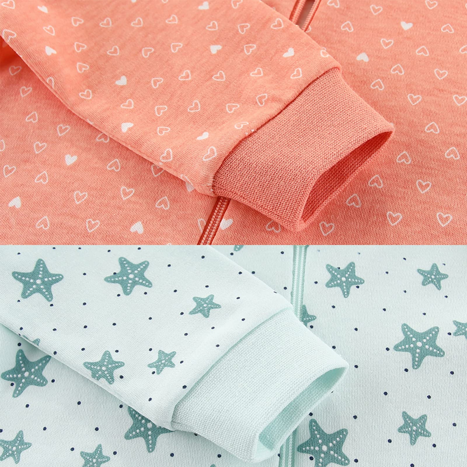 MAMIMAKA Baby Pajamas Mameluco para bebé Bebé-Niños (Pack de 3)