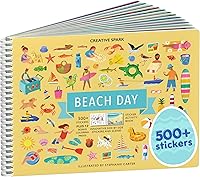 Vista 22 de CUPKIN Libro de calcomanías del espacio exterior para niños de 2 a 4 años, más de 500 calcomanías para niños, 12 páginas para colorear, 12 escenas