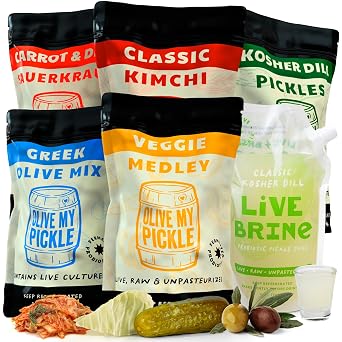 Olive My Pickle Ultimate Gut Health Variety Bundle - 6-Pack Gluten Free