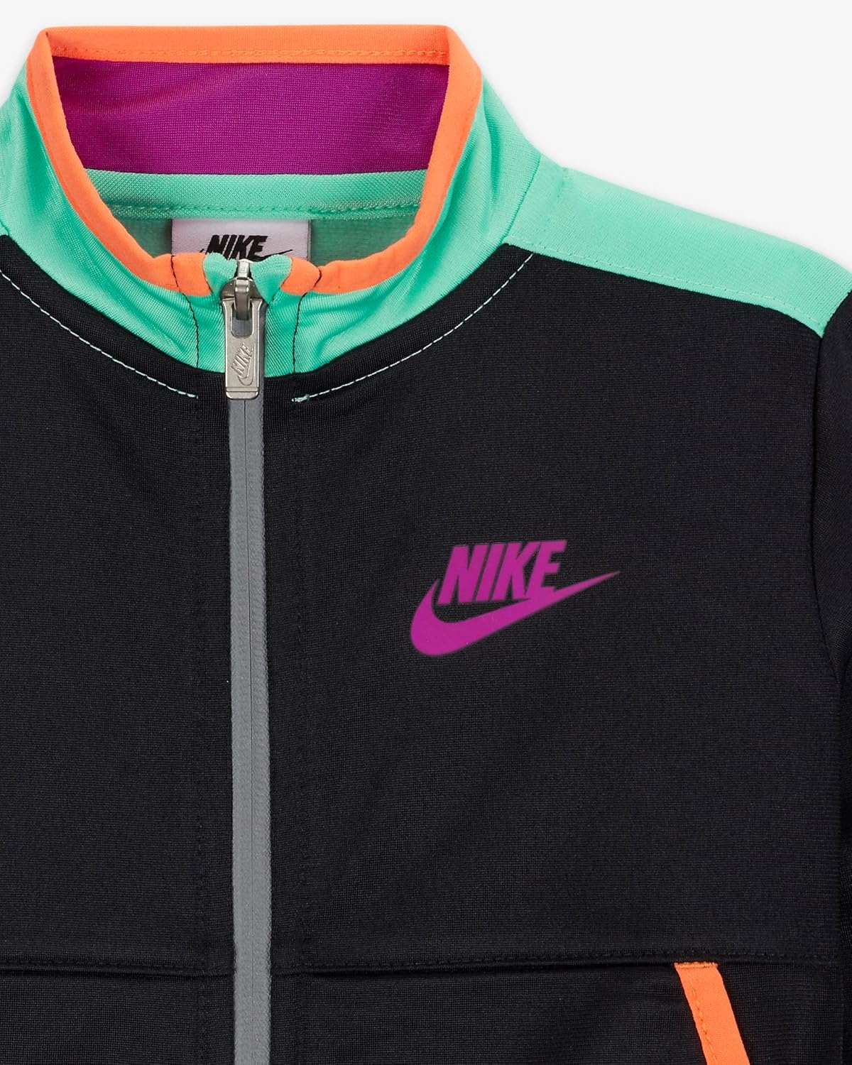 Nike Boy's NSW Illuminate Tricot Set (Little Kids) Black 4 Little Kid