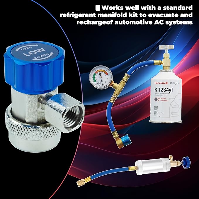 Adaptador de Acople Rápido R134a BFXM, Juego de 2 Piezas miniatura 7