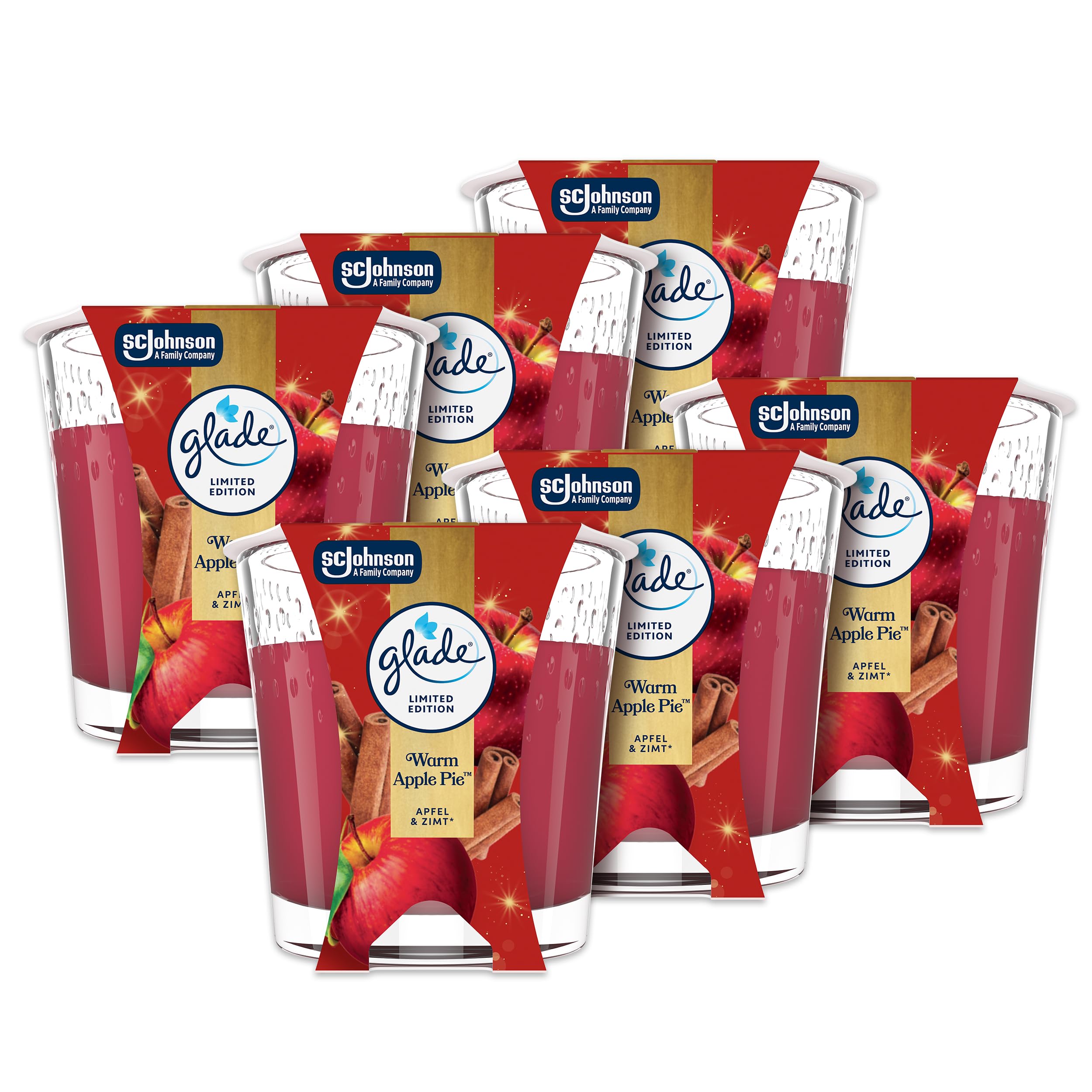 Glade Duftkerze Warm Apple Pie