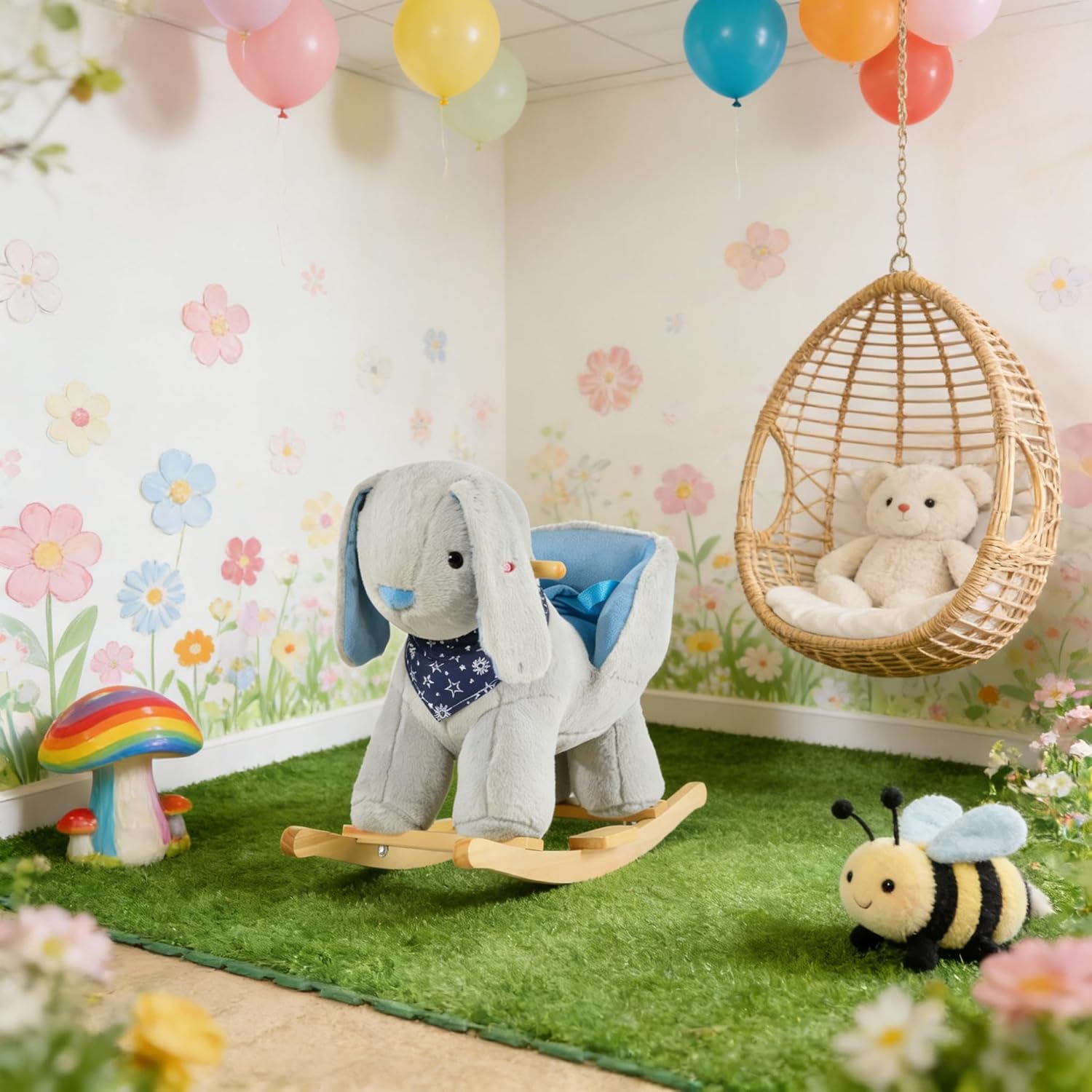 Bunny Animal Rocker, Baby Rocking Horse