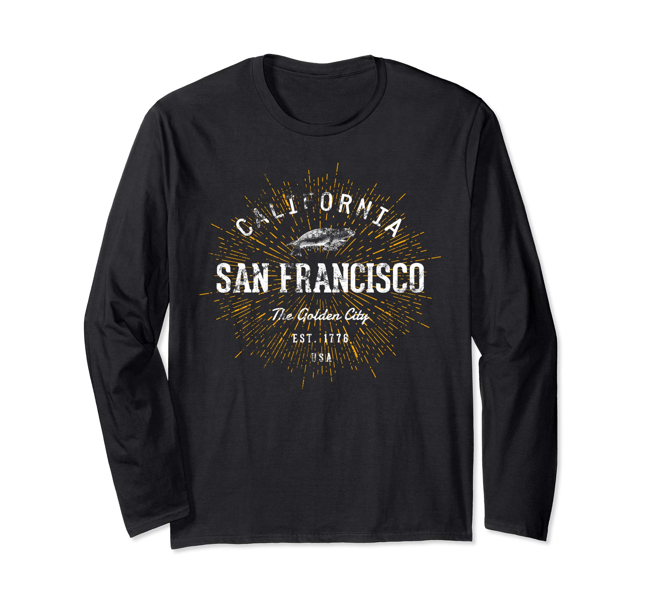 Retro Vintage San Francisco Long Sleeve T-Shirt