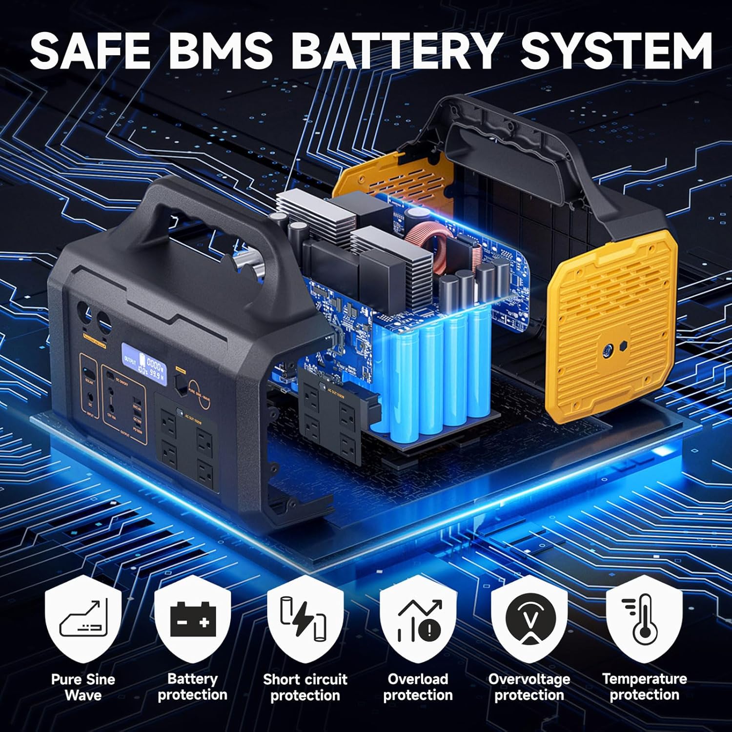 Internal view of Barphygo Power Station highlighting BMS safety features