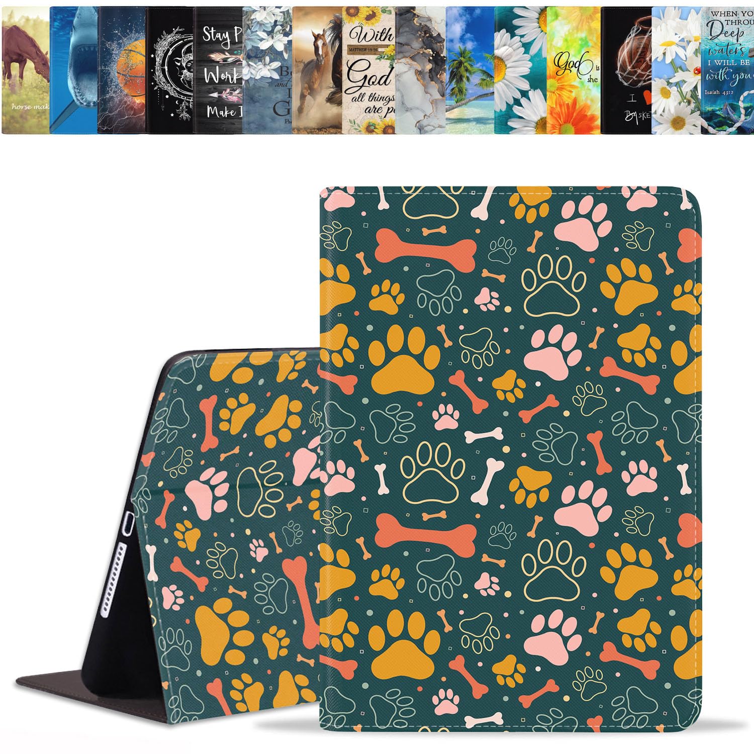 BWOOLL Case for iPad (A16) 11th Generation 11 Inch 2025, iPad 10th Generation 10.9 Inch 2022, Slim Lightweight PU Leather Stand Cover with Auto Wake/