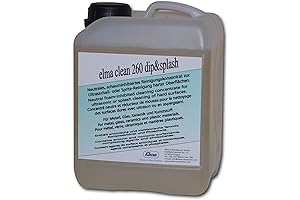 Elma Clean 260 Dip & Splash Ultrasonic Cleaner Solution Concentrate: Precision Cleaning for Sensitive Parts