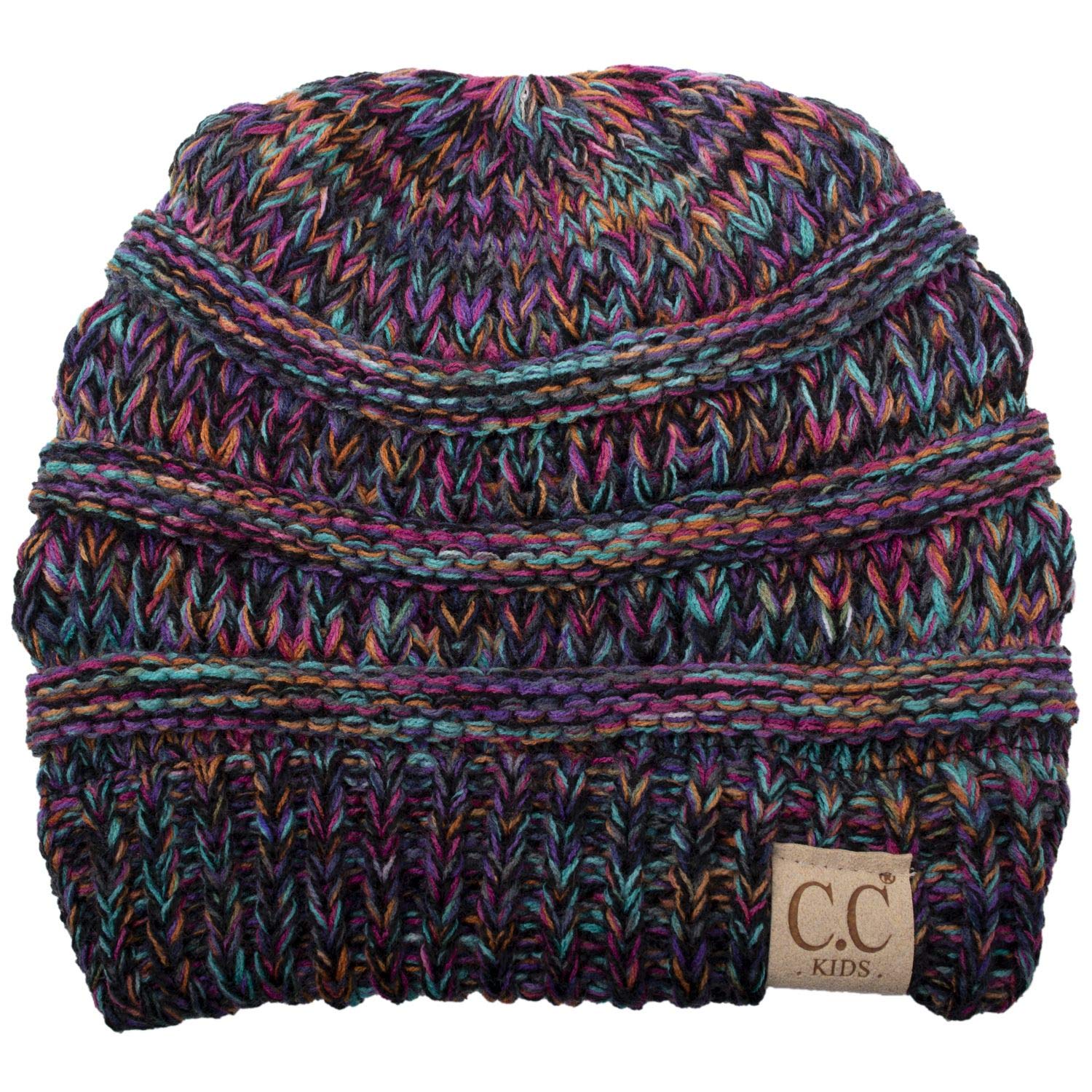 C.C Acrylic Kids' Cute Warm and Comfy Children's Knit Ski Beanie Hat, #32, One Size, Multicolor