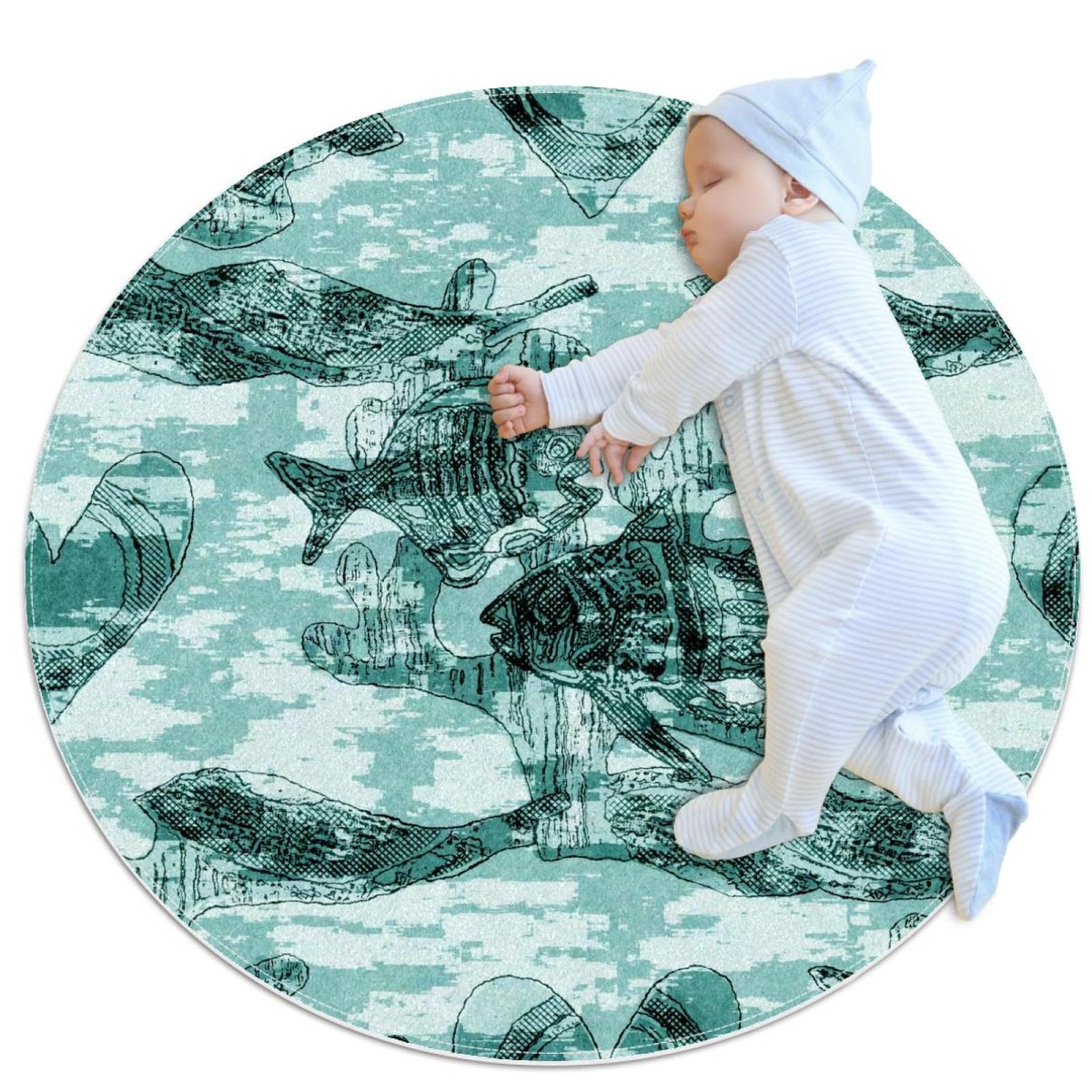 Tapis de douche antidérapant rond pour sécuriser les sols glissants