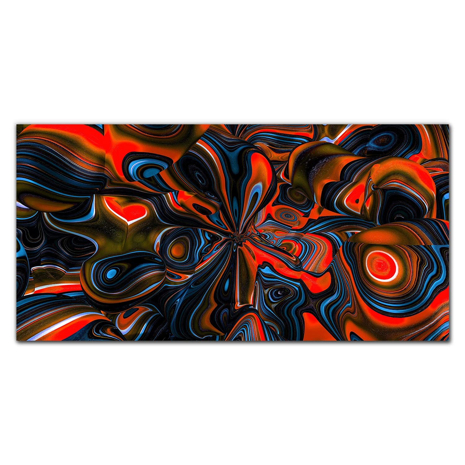 Dosseret en verre trempé illusion colorée décoration murale de cuisine premium