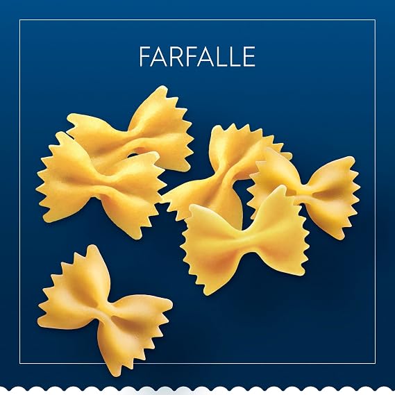 Barilla Farfalle Pasta, Non-GMO Kosher Pasta, 16oz. (12PK)