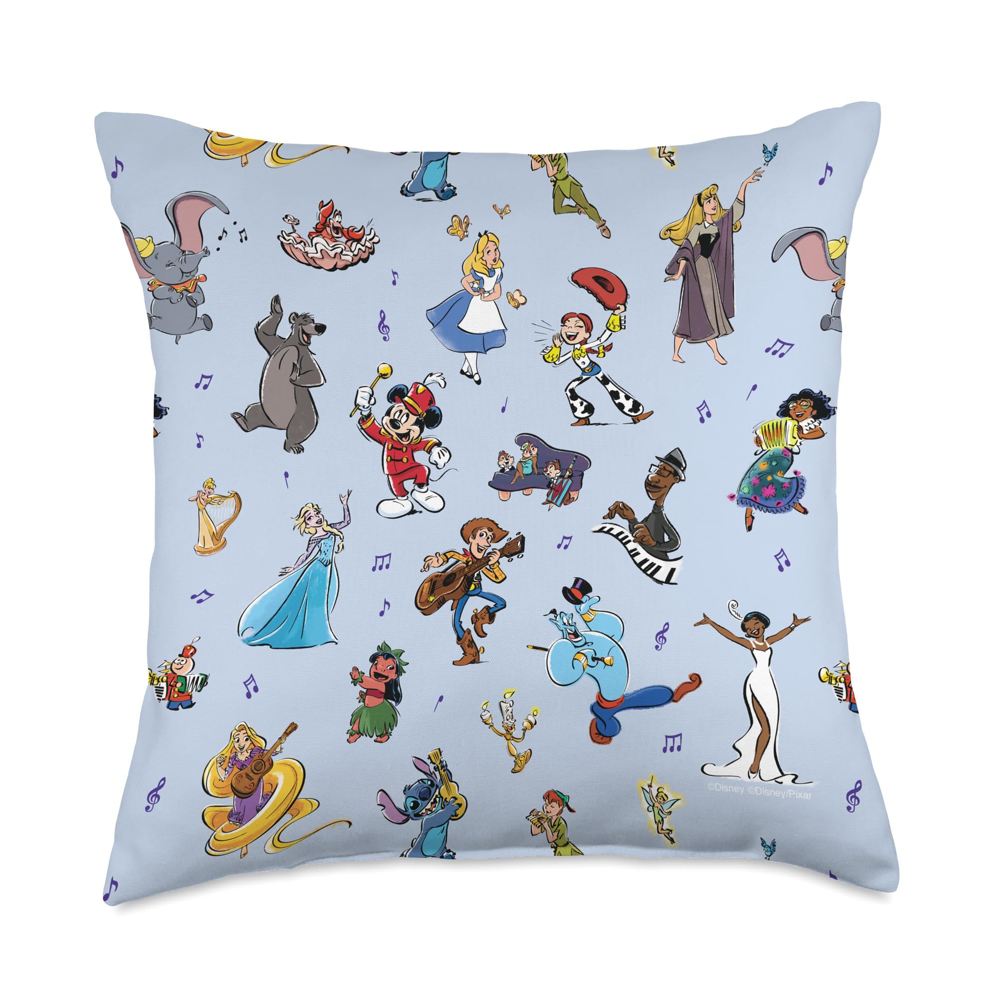 Coussin Disney 100 ans d'histoire pour soulager le dos sur votre fauteuil