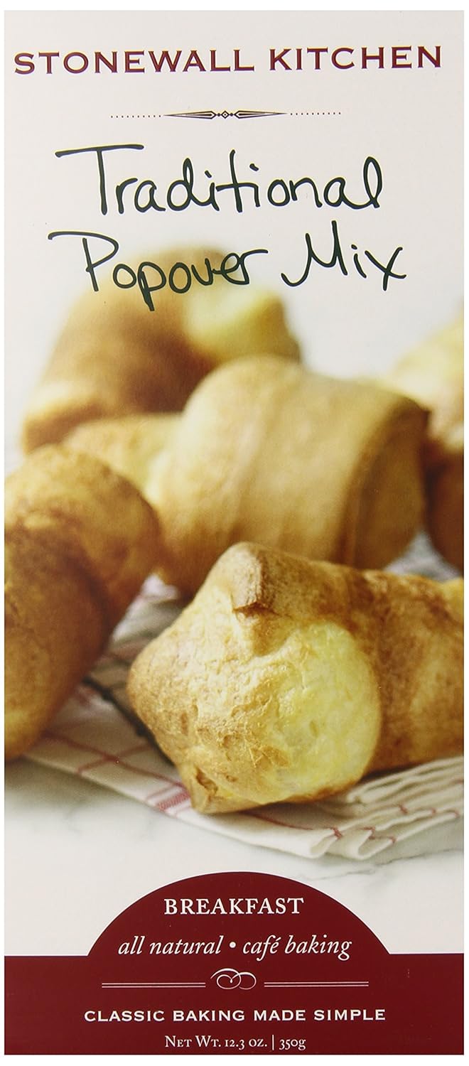 Stonewall Kitchen Traditional Popover Mix, 12.3Ounce Boxes (Pack of 6)